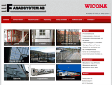 Tablet Screenshot of fasadsystem.se